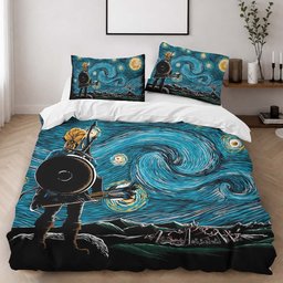 The Legend of Zelda Van Gogh Style Duvet Cover - The Legend of Zelda Bedding Set 2