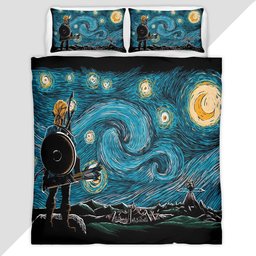 The Legend of Zelda Van Gogh Style Duvet Cover - The Legend of Zelda Bedding Set