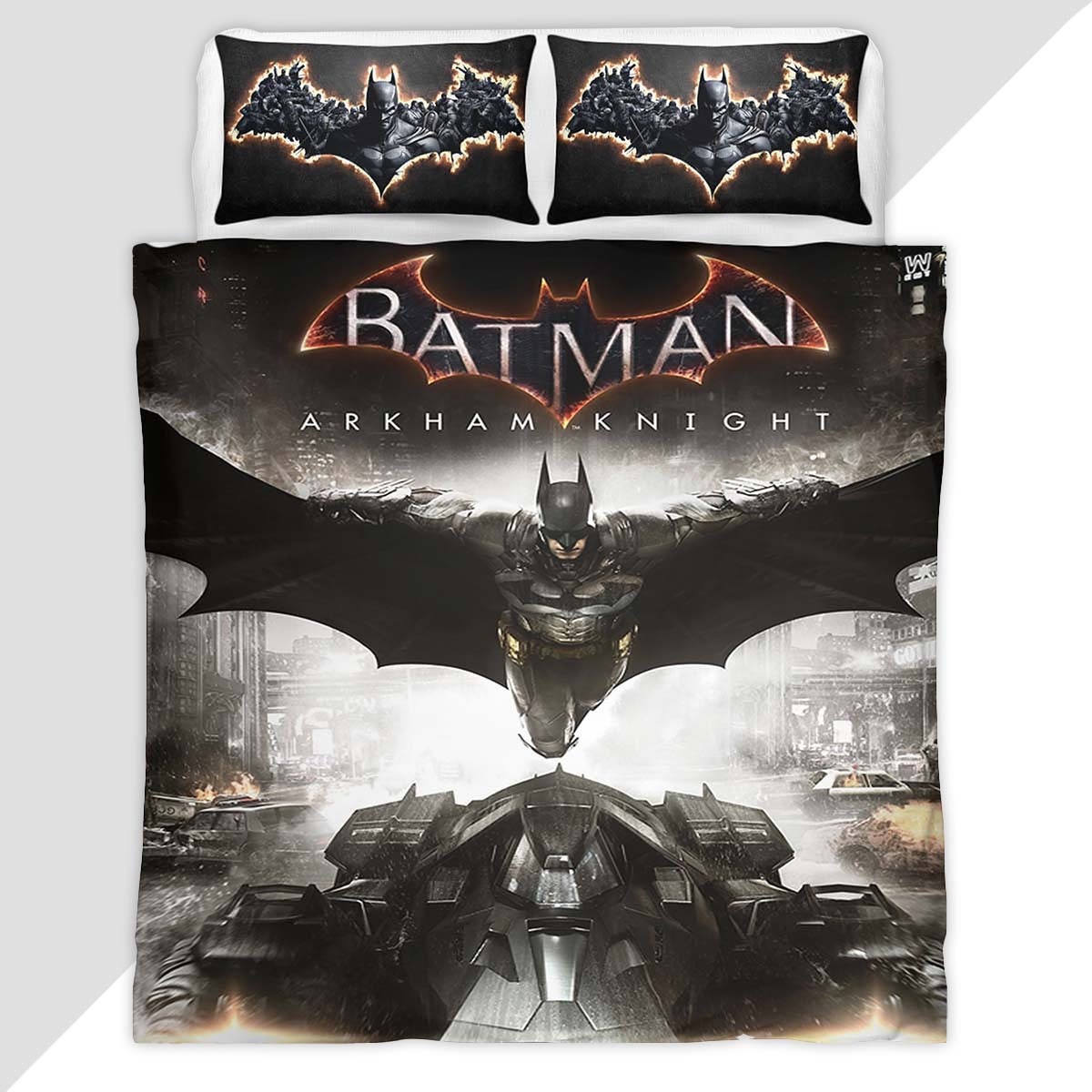 Batman Arkham Knight Duvet Cover - Batman Bedding Set