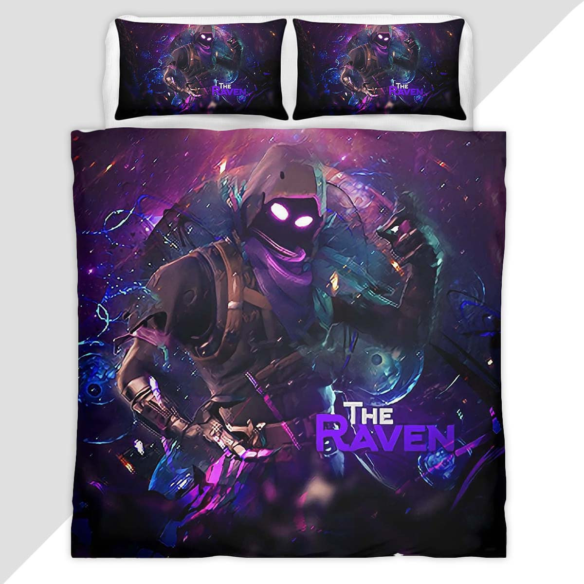 The Raven Storm Wild Raven Fortnite Skin 05 Duvet Cover - Fortnite Bedding Set