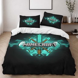 Weapon Sword Minecraft Duvet Cover - Minecraft Bedding Set 2