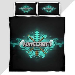 Weapon Sword Minecraft Duvet Cover - Minecraft Bedding Set