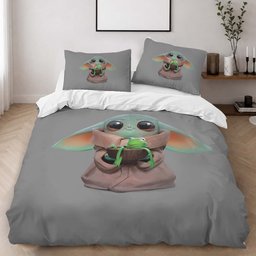 Baby Yoda Grogu Star Wars 8 Duvet Cover - Star Wars Bedding Set 2