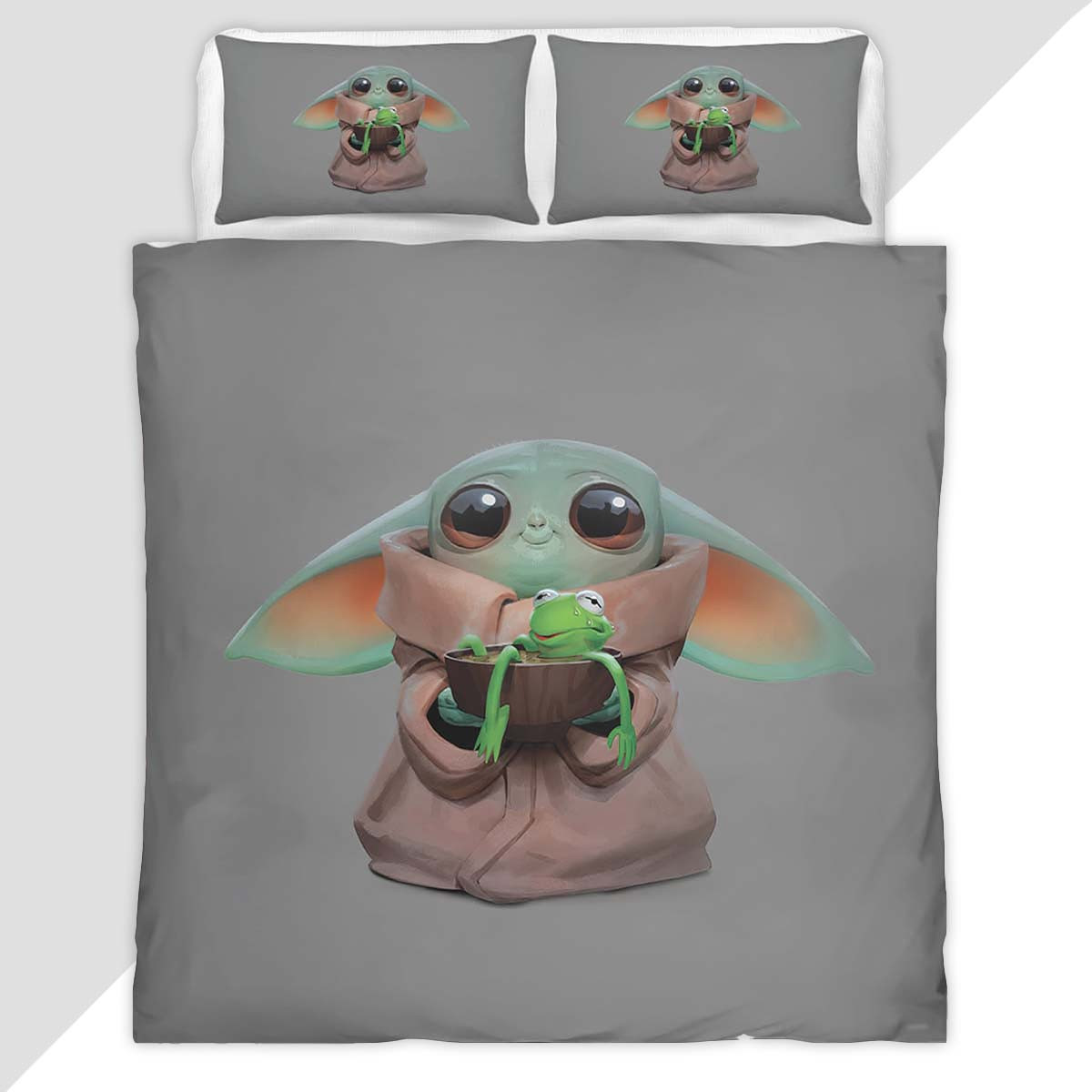Baby Yoda Grogu Star Wars 8 Duvet Cover - Star Wars Bedding Set