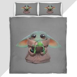 Baby Yoda Grogu Star Wars 8 Duvet Cover - Star Wars Bedding Set