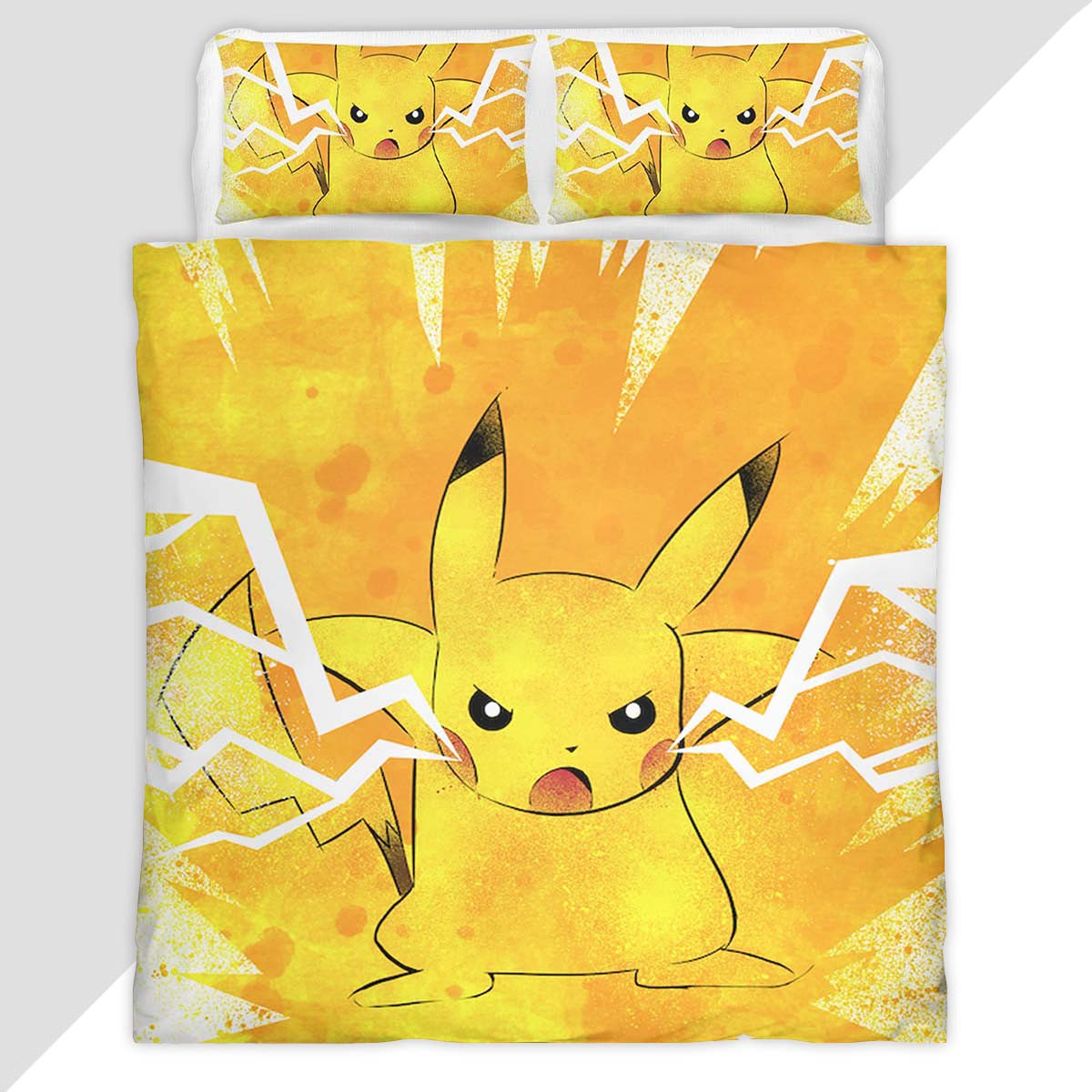 Pikachu Duvet Cover - Pokemon Bedding Set