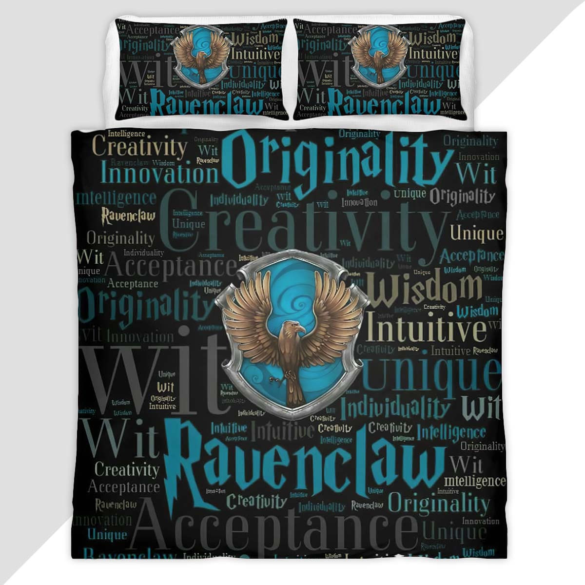 Ravenclaw Harry Potter 5 Duvet Cover - Ravenclaw House Bedding Set