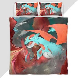 Salamence Pokemon 4 Duvet Cover - Pokemon Bedding Set