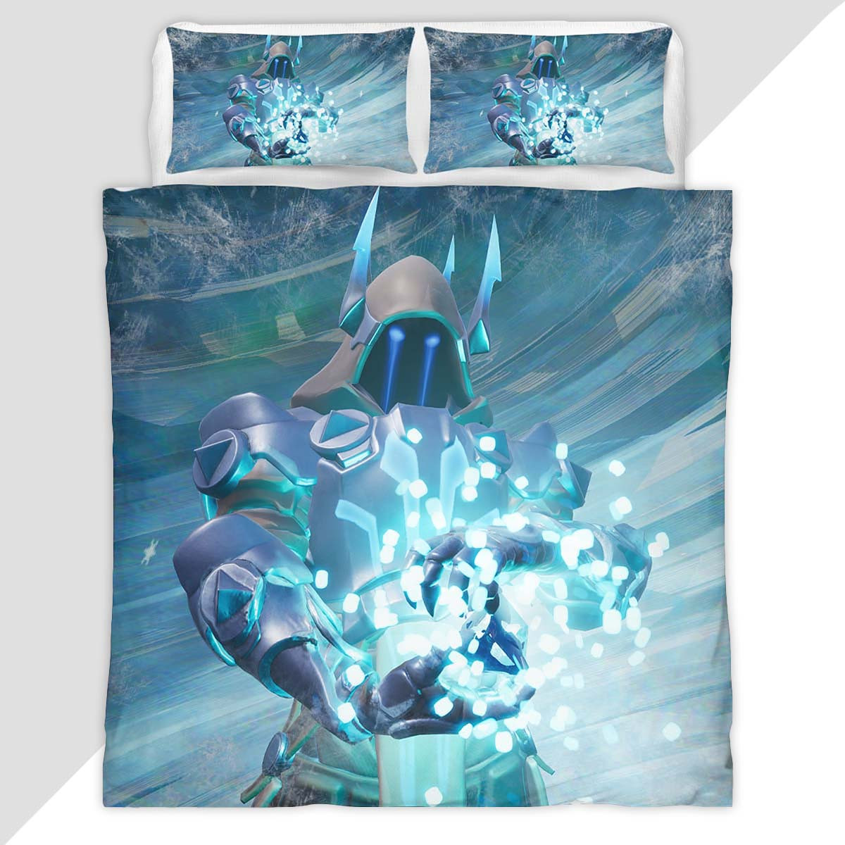 The Ice King Ice Storm Fortnite Duvet Cover - Fortnite Bedding Set