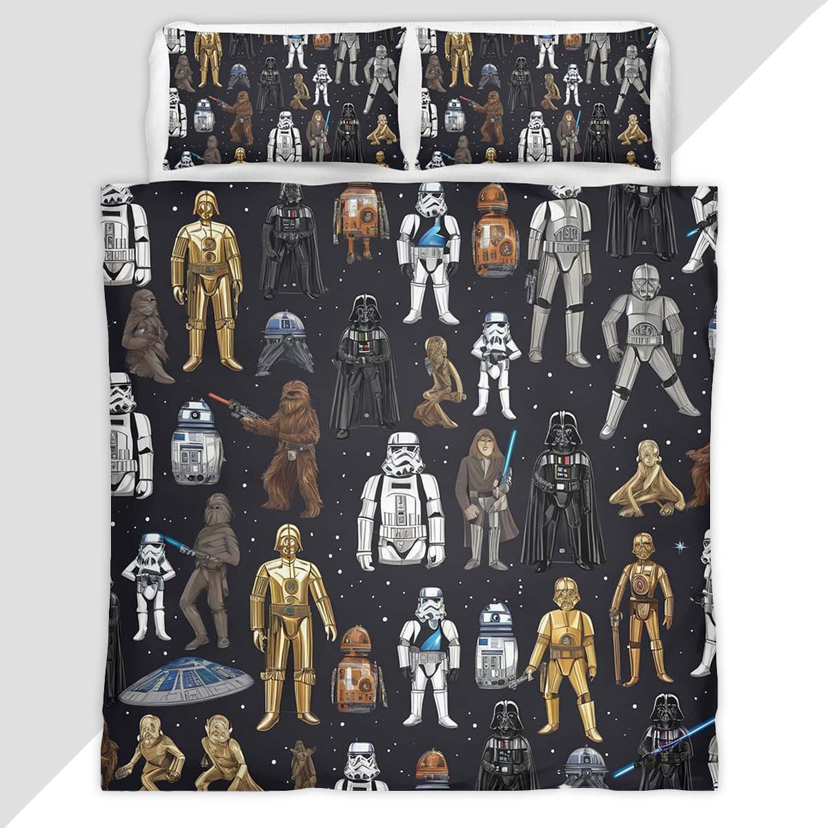 Star Wars Characters Duvet Cover - Star Wars Bedding Set