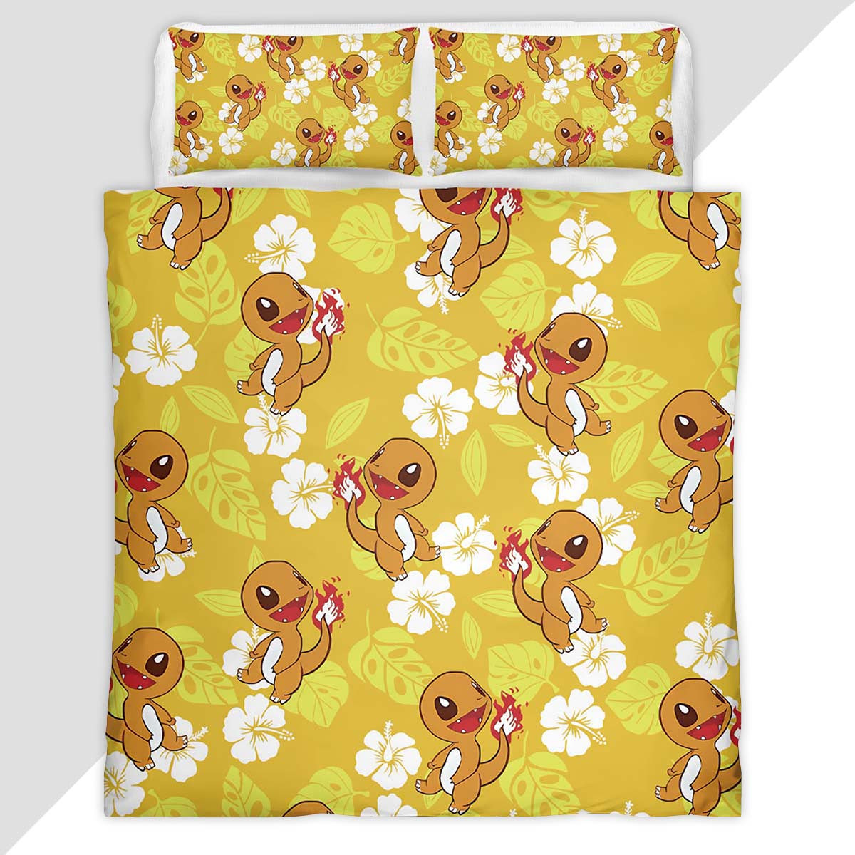 Pokemon Charmander 2 Duvet Cover - Pokemon Bedding Set