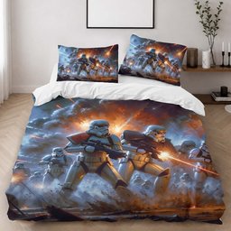 Star Wars Battlefront II Stormtroopers in Battle Duvet Cover - Star Wars Bedding Set 2