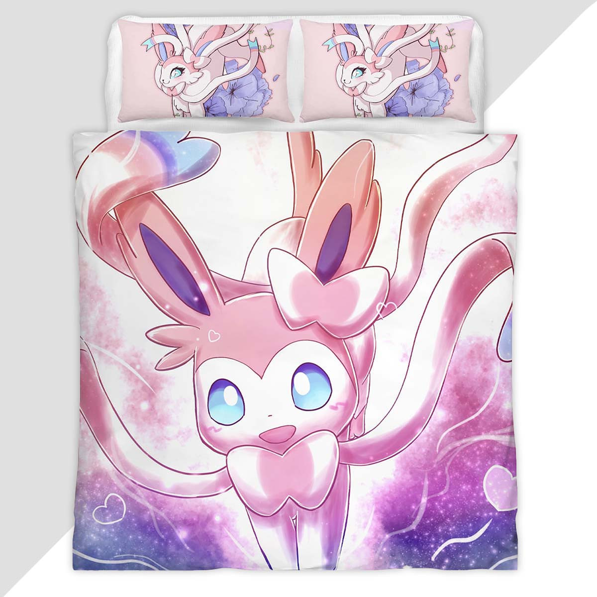Sylveon Pokemon 8 Duvet Cover - Pokemon Bedding Set