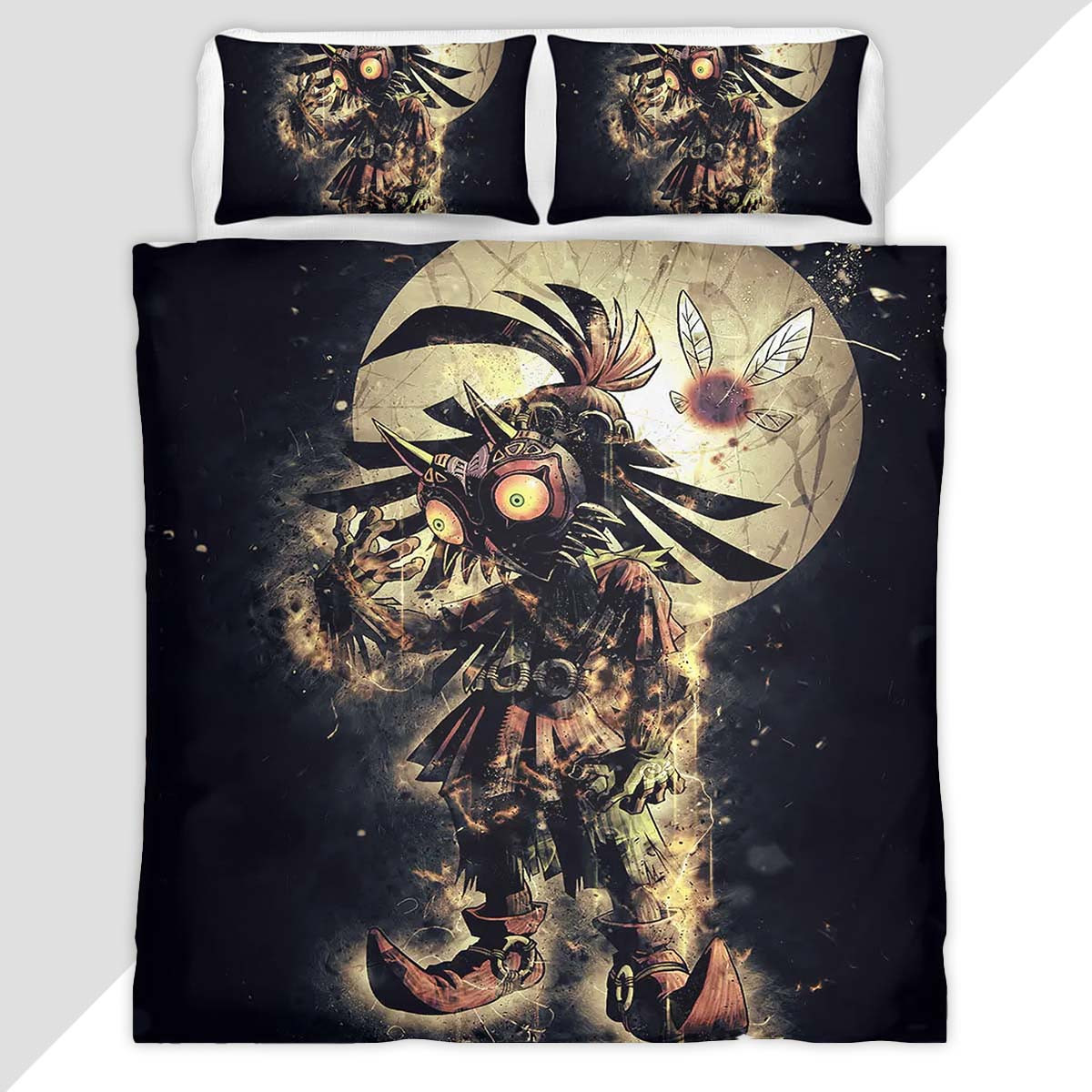 Skull Kid Majoras Mask The Legend of Zelda Character 6 Duvet Cover - Majoras Mask Bedding Set