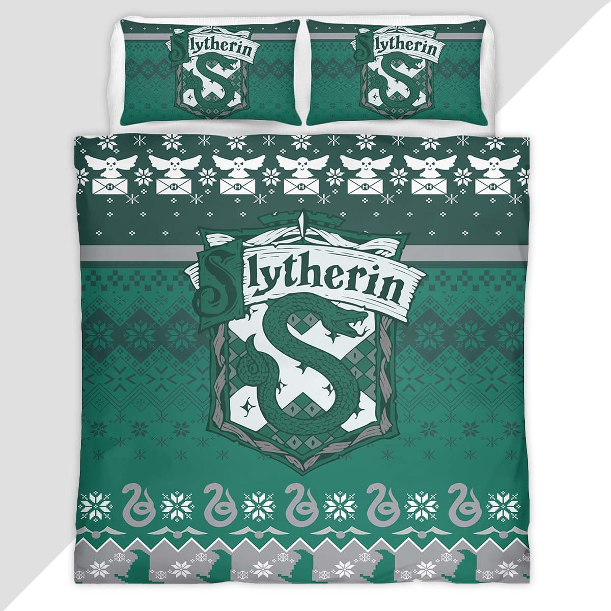 Slytherin House Harry Potter 03 Duvet Cover - Slytherin House Bedding Set
