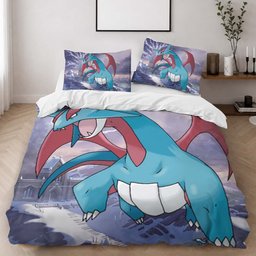 Salamence Pokemon 2 Duvet Cover - Pokemon Bedding Set 2