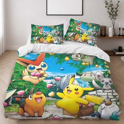 Pokemon All Characters 2 Duvet Cover - Pokemon Bedding Set 2