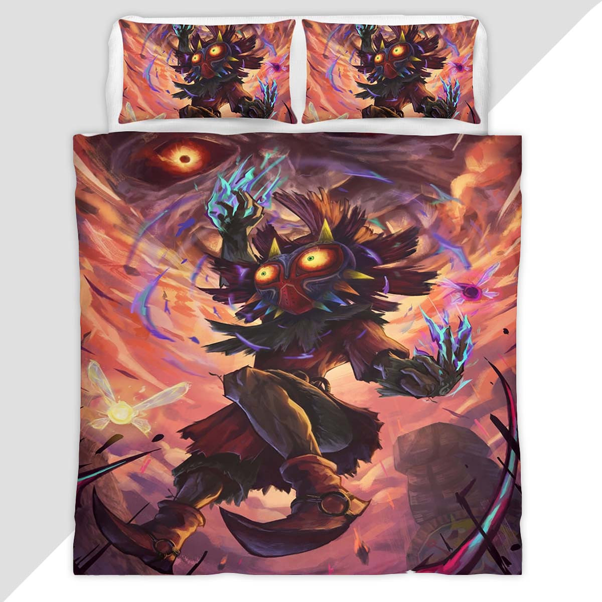 Skull Kid Majoras Mask The Legend of Zelda Character 5 Duvet Cover - Majoras Mask Bedding Set