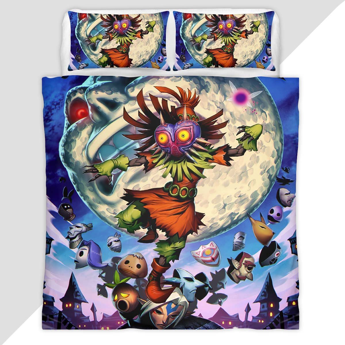 Skull Kid The Legend of Zelda Duvet Cover - The Legend of Zelda Bedding Set