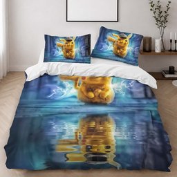 Pikachu Detective 1 Duvet Cover - Detective Pikachu Bedding Set 2