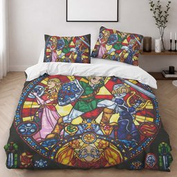 The Legend of Zelda All Characters 5 Duvet Cover - The Legend of Zelda Bedding Set 2