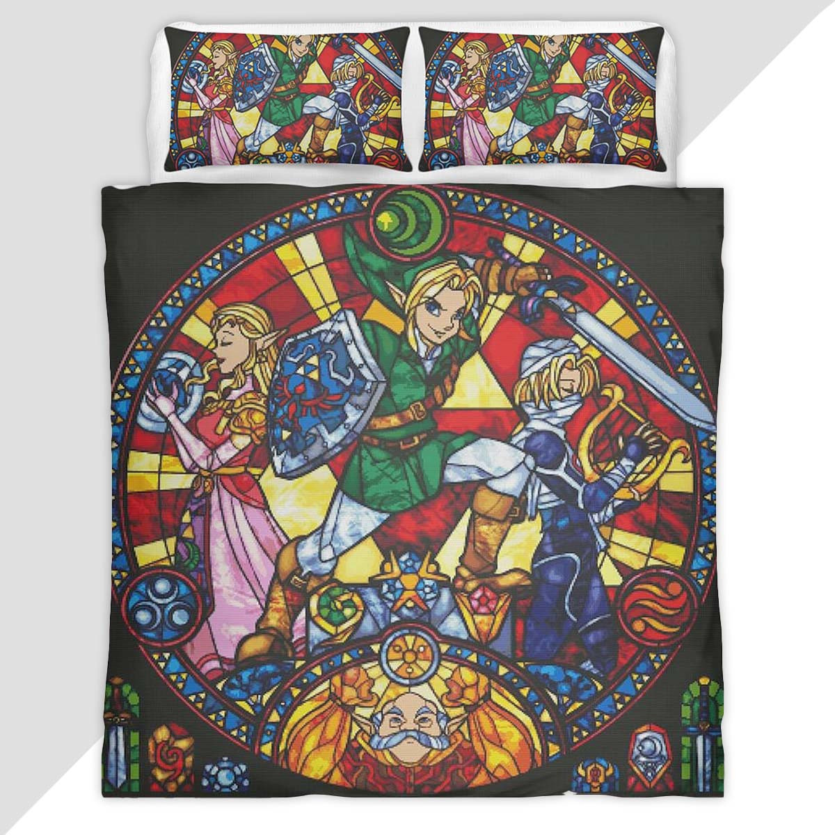 The Legend of Zelda All Characters 5 Duvet Cover - The Legend of Zelda Bedding Set