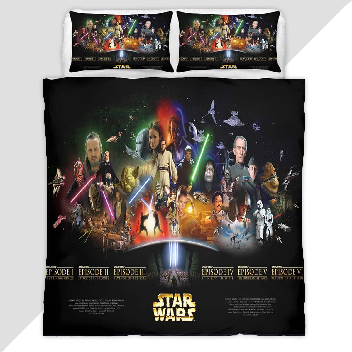 Star Wars All Characters 1003 Duvet Cover - Star Wars Bedding Set