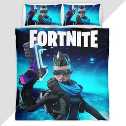 Summit Seeker Evie Fortnite Chapter 3 Cyberpunk Duvet Cover - Fortnite Bedding Set