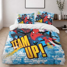 Team Up Spider-Man Duvet Cover - Spider-Man Bedding Set 2
