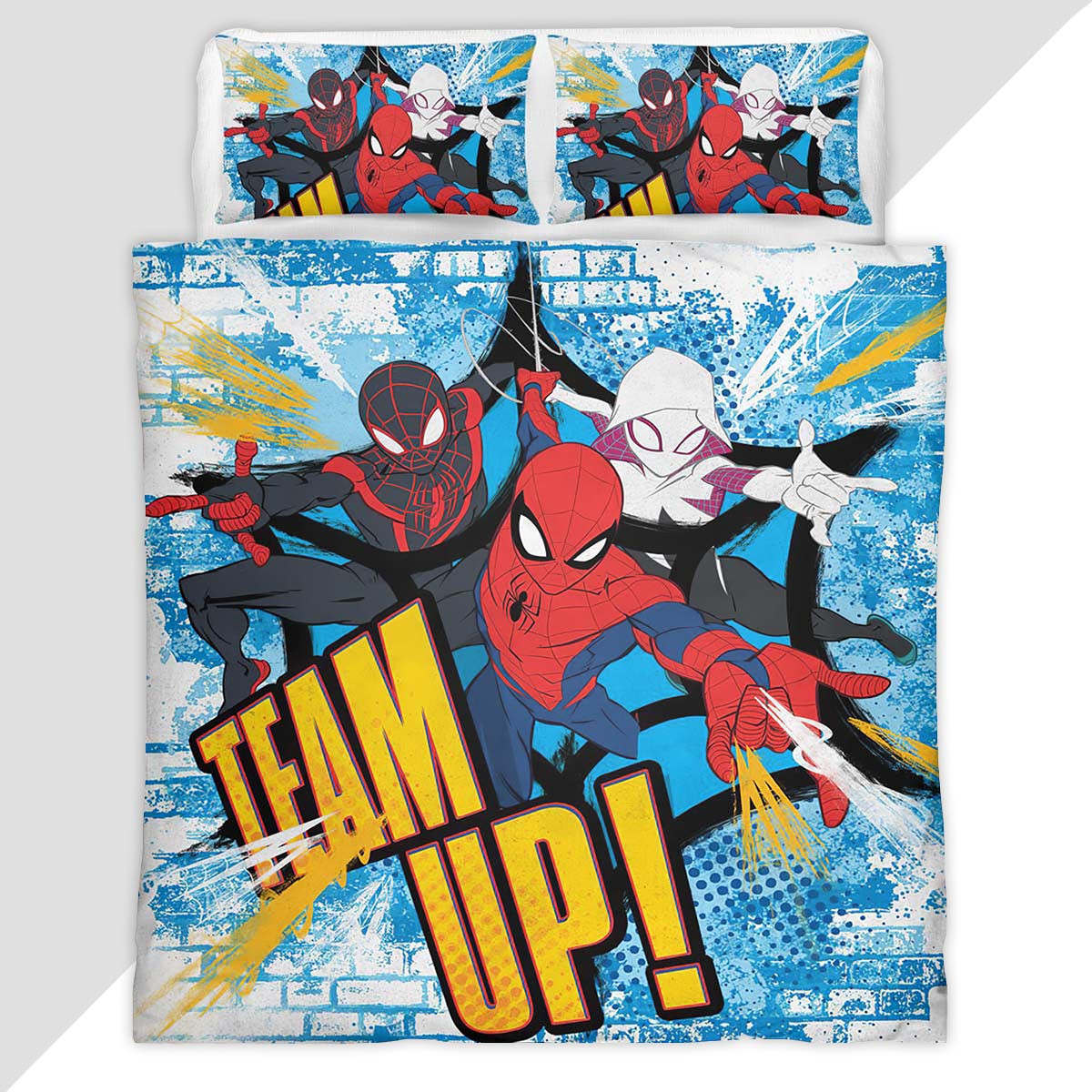 Team Up Spider-Man Duvet Cover - Spider-Man Bedding Set