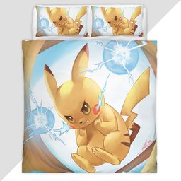 Pikachu 3 Duvet Cover - Pokemon Bedding Set