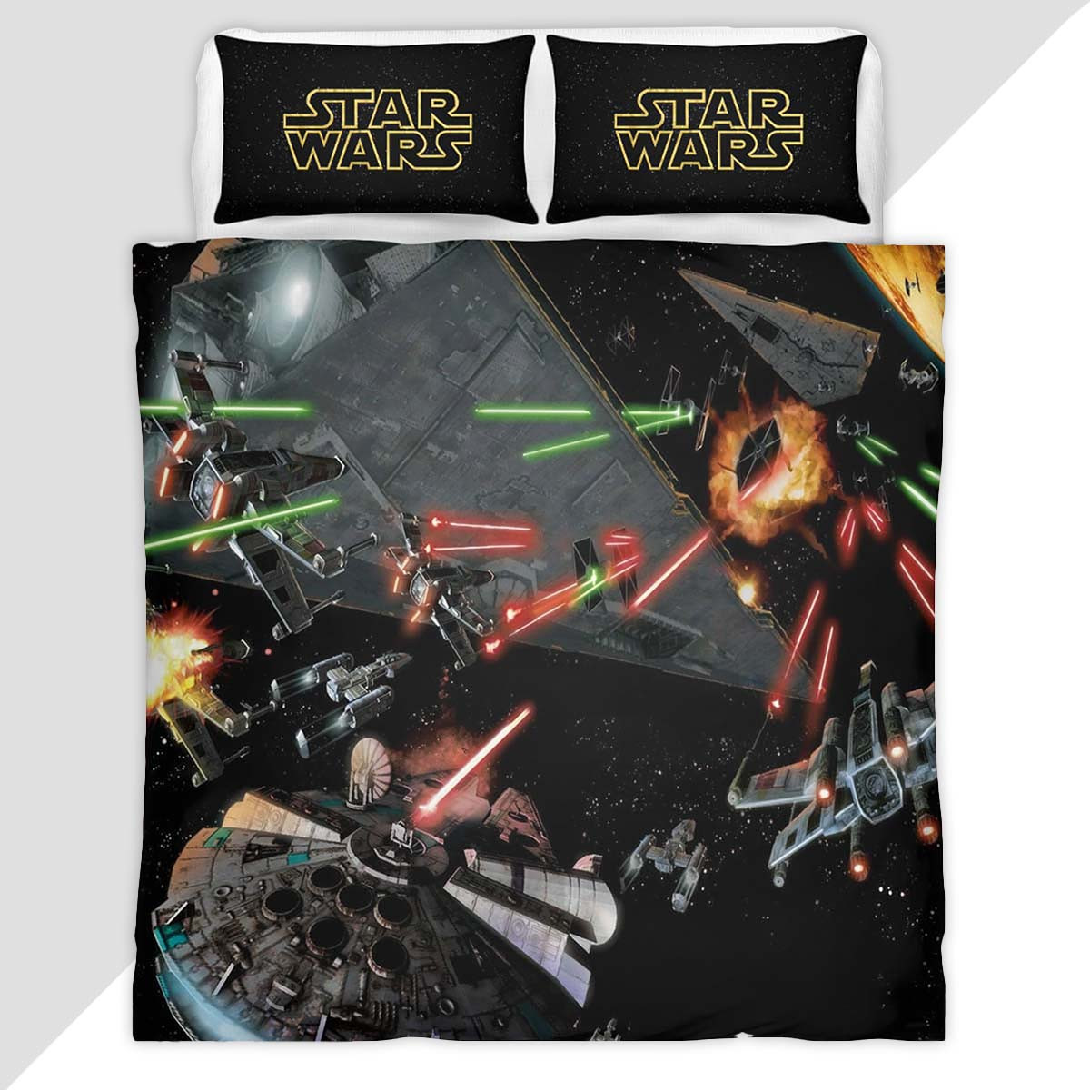 Star Wars Space Battle 2 Duvet Cover - Star Wars Bedding Set