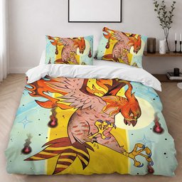 Talonflame Pokemon Duvet Cover - Pokemon Bedding Set 2