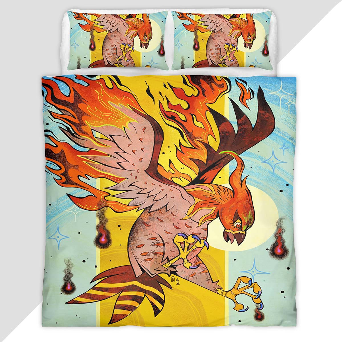 Talonflame Pokemon Duvet Cover - Pokemon Bedding Set