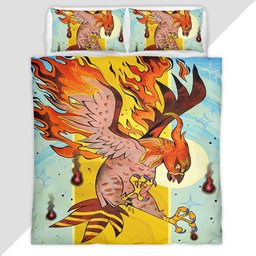 Talonflame Pokemon Duvet Cover - Pokemon Bedding Set
