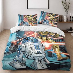 Star Wars Dark Droids Robot Duvet Cover - Star Wars Bedding Set 2