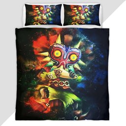Skull Kid Majoras Mask The Legend of Zelda Character 4 Duvet Cover - Majoras Mask Bedding Set