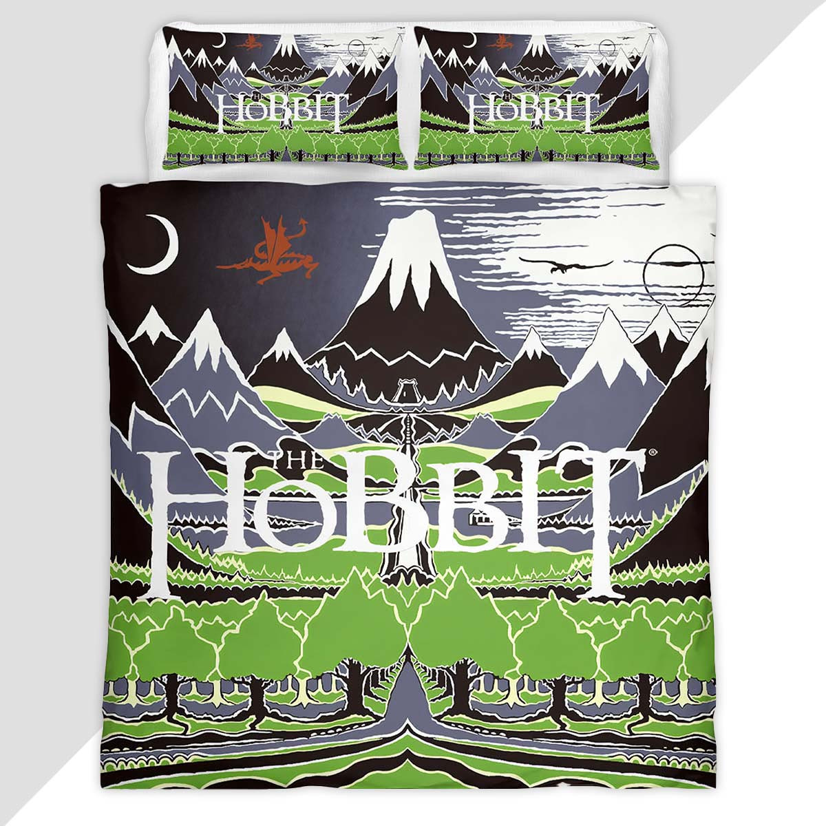 The Hobbit Jrr Tolkien Duvet Cover - The Hobbit Bedding Set