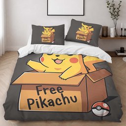Pikachu Pokemon 4 Duvet Cover - Pokemon Bedding Set 2