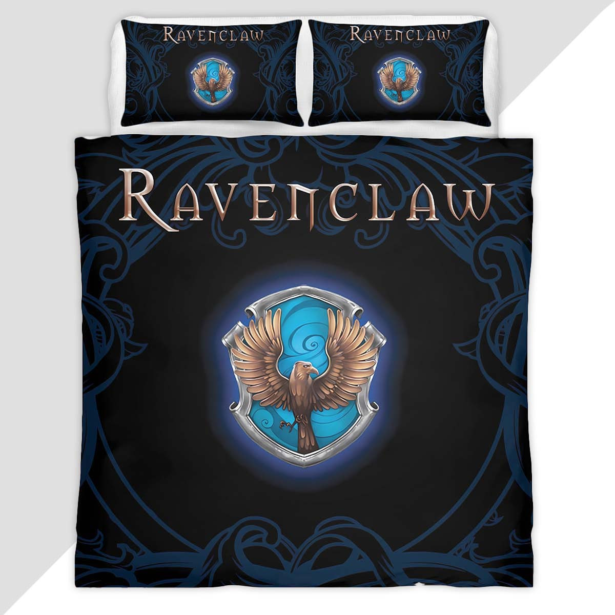 Ravenclaw Harry Potter 3 Duvet Cover - Ravenclaw House Bedding Set