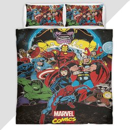Spider-Man in Marvel Comics Duvet Cover - Spider-Man Bedding Set