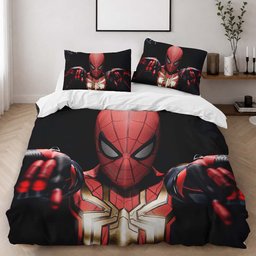 Spider-Man Dark Background Duvet Cover - Spider-Man Bedding Set 2