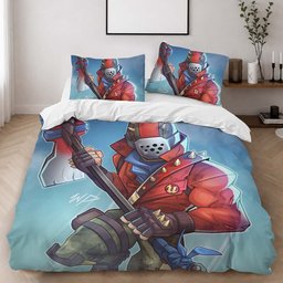 Rust Lord Battle Pass Season 3 Fortnite Duvet Cover - Fortnite Bedding Set 2