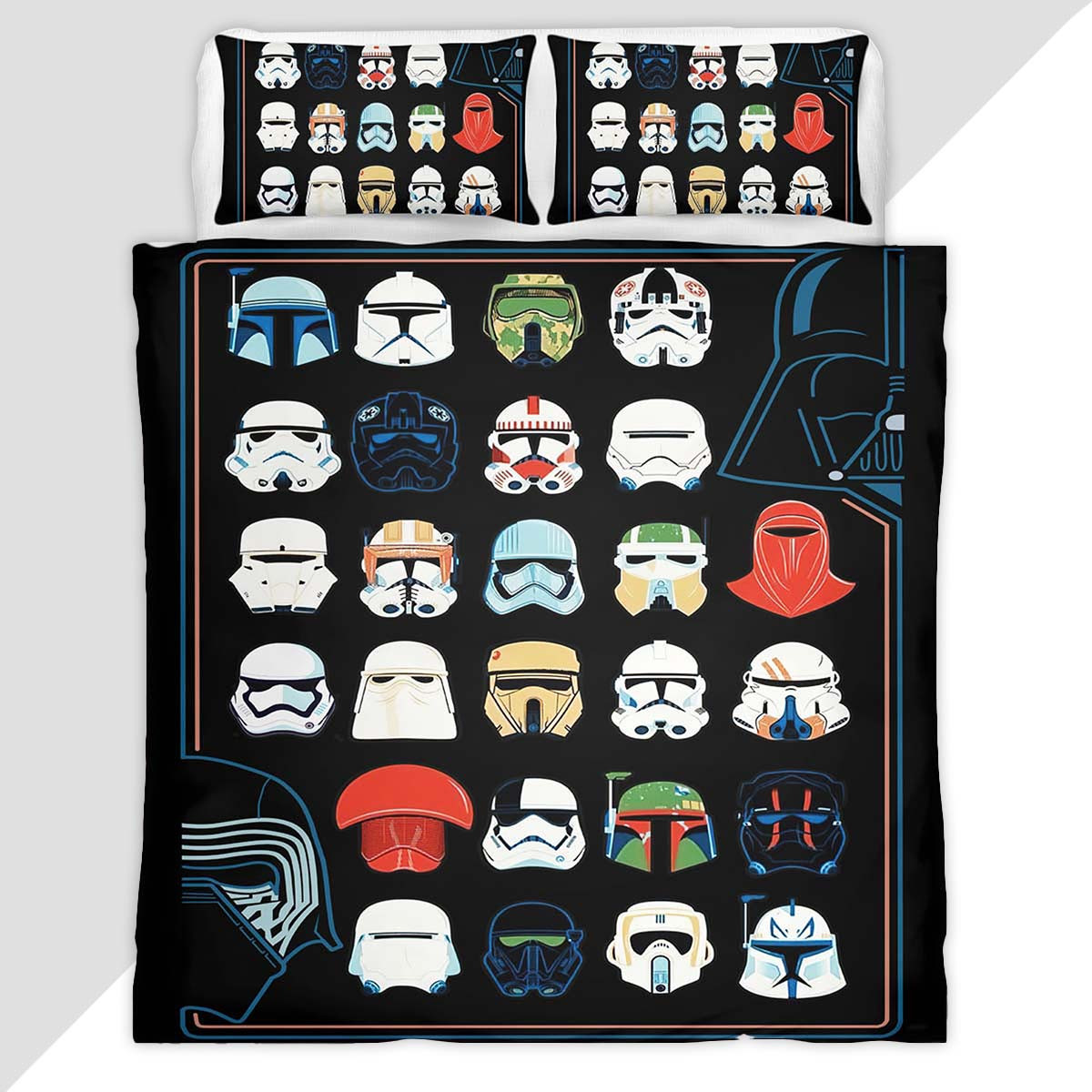 Star Wars Characters Hat Duvet Cover - Star Wars Bedding Set