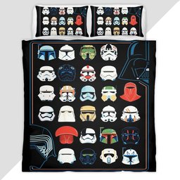 Star Wars Characters Hat Duvet Cover - Star Wars Bedding Set
