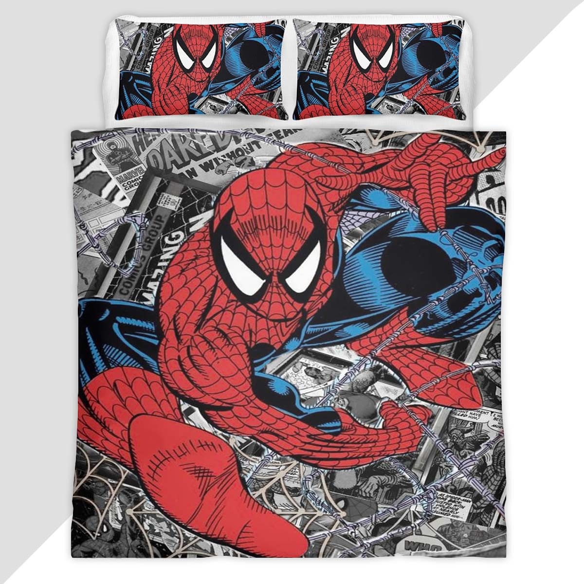 Spider-Man Comic 2 Duvet Cover - Spider-Man Bedding Set