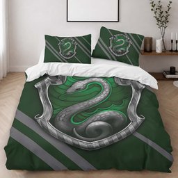 Slytherin House Harry Potter 02 Duvet Cover - Slytherin House Bedding Set 2