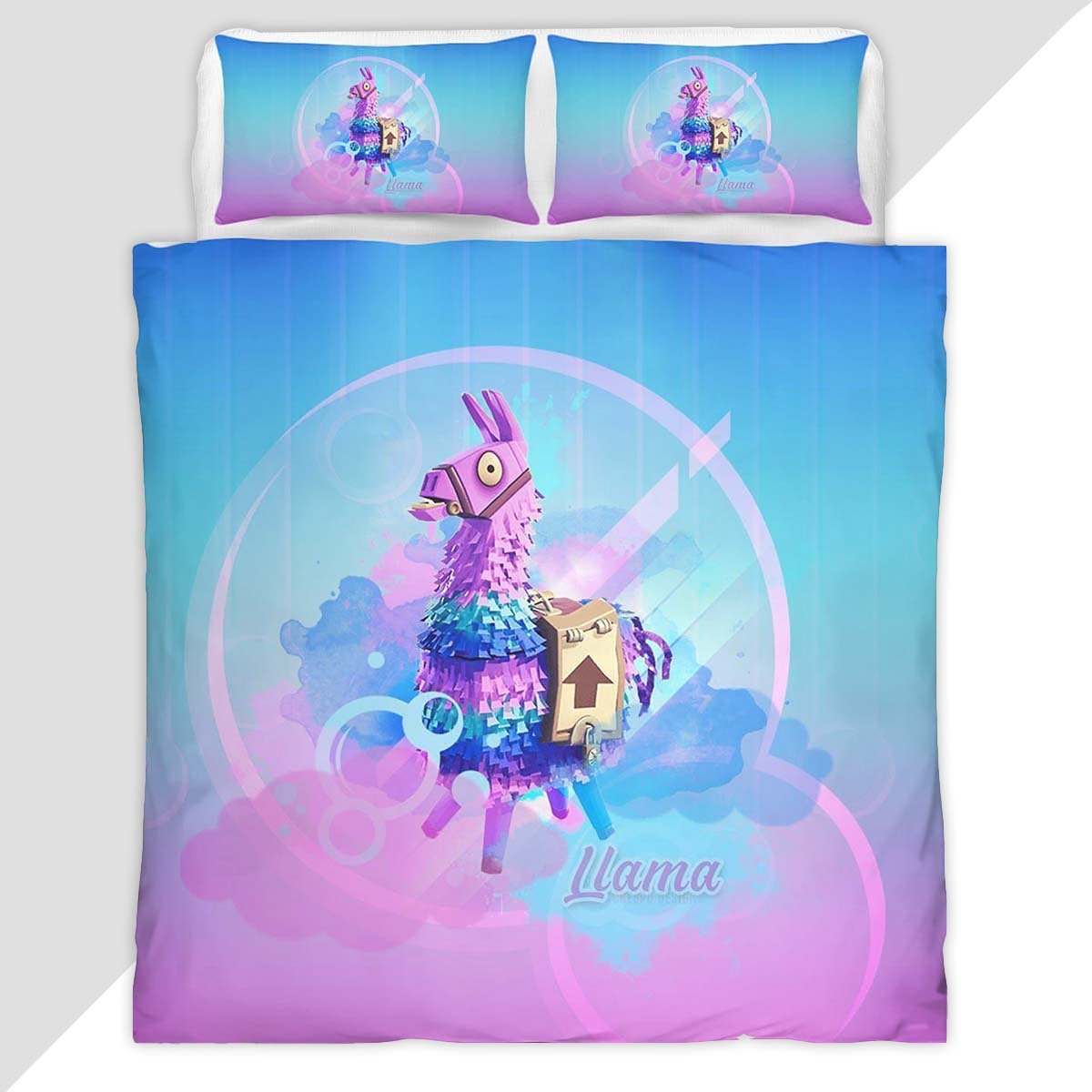 Loot Llama Fortnite Secret Duvet Cover - Fortnite Bedding Set