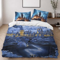 Harry Potter Hogwarts School Night Duvet Cover - Harry Potter Bedding Set 2