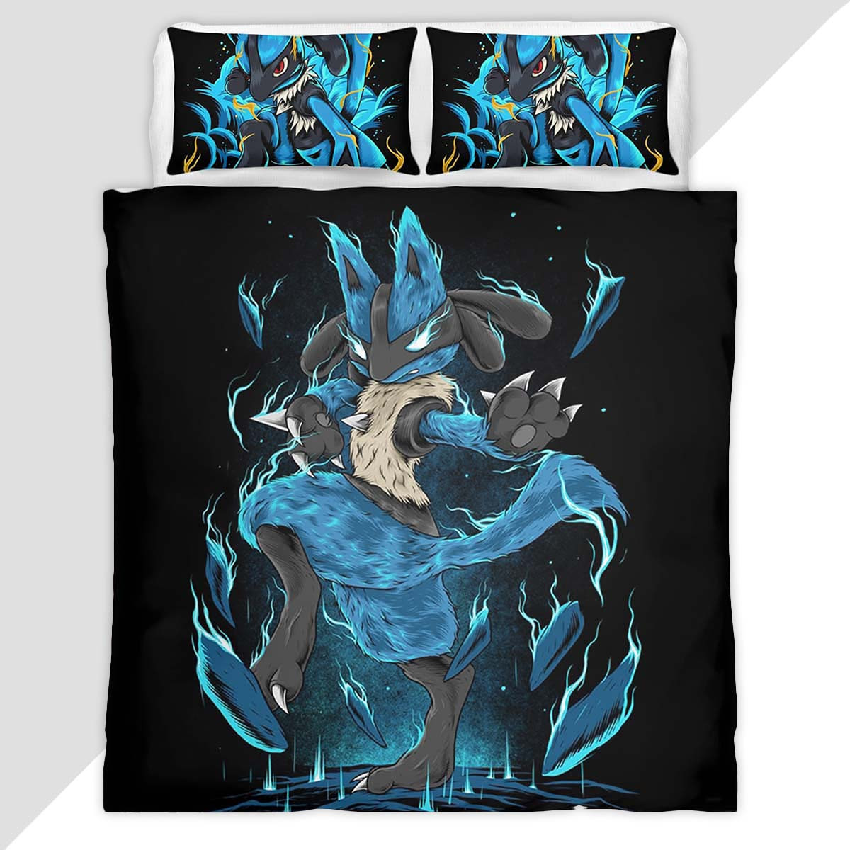 Lucario Pokemon 5 Duvet Cover - Pokemon Bedding Set